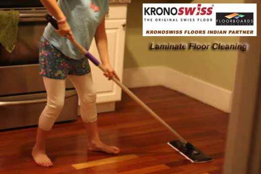 Laminate floors cleaning